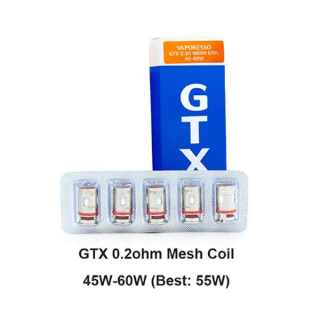 Resistencias GTX Mesh Coil (5pcs) Vaporesso