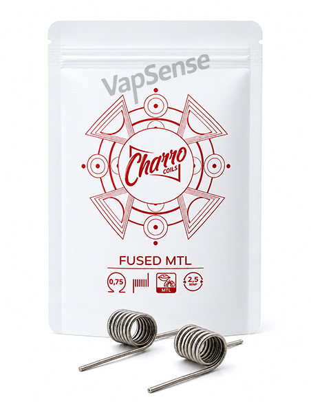 Resistencias Charro Coils Fused MTL N80 0.75 Ohm