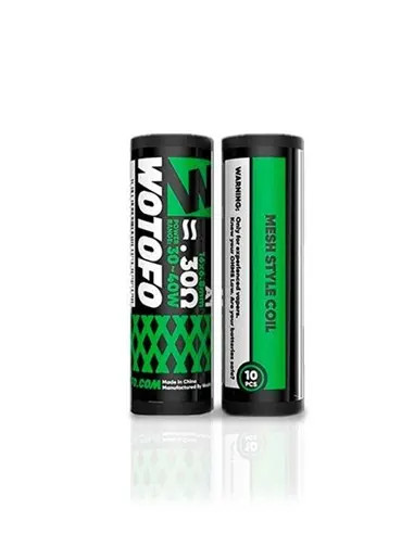 Resistencias Mesh A1 0.30ohm (10pcs) Wotofo