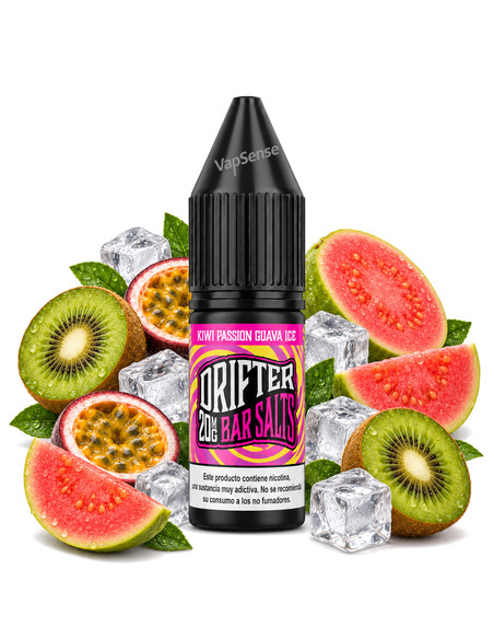 Kiwi Passion Guava Ice 10ml Drifter Bar Salts