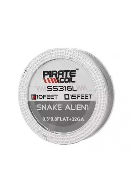 Bobina Snake Alien 1 SS316L 0.3*0.8flat+32G Pirate Coil