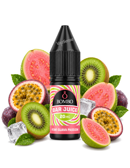 Kiwi Guava Passion Ice 10ml Bombo Bar Juice Salts