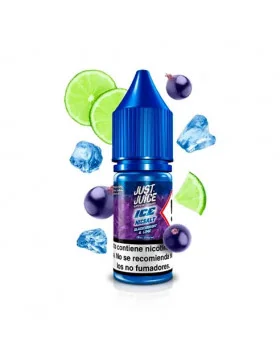 Just Juice Ice Nic Salts Blackcurrant Lime 10ml