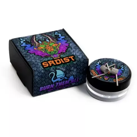 Burn Them All Coils Sadist 0.26Ω Single Resistencias Artesanales