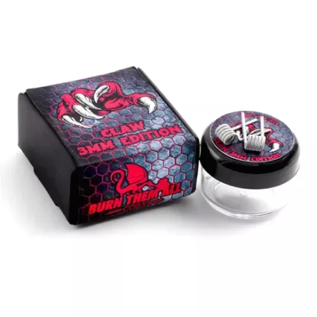 Burn Them All Coils Claw 3mm Edition 0.15Ω Dual Resistencias Artesanales