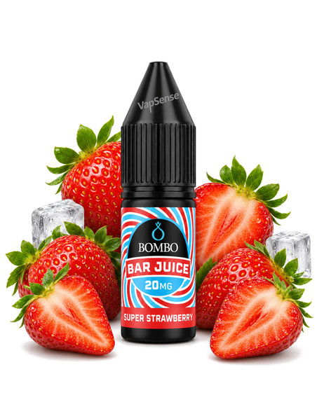 Super Strawberry Ice 10ml Bombo Bar Juice Salts