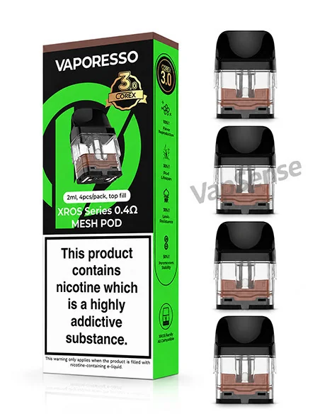 Pods Vaporesso XROS Corex 3.0 Mesh 2ml Pack 4 0.4 ohm
