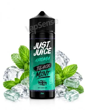 Black Longfill 120ml Just Juice Mint Range