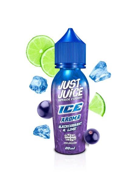 Aroma Blackcurrant Lime - Just Juice Ice Longfill 60ml