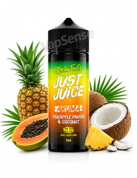 Papaya Pineapple Coconut Longfill 120ml Just Juice Exotic Fruits