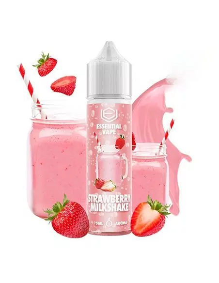 Aroma Strawberry Milkshake - Essential Vape Bombo Longfill 60ml