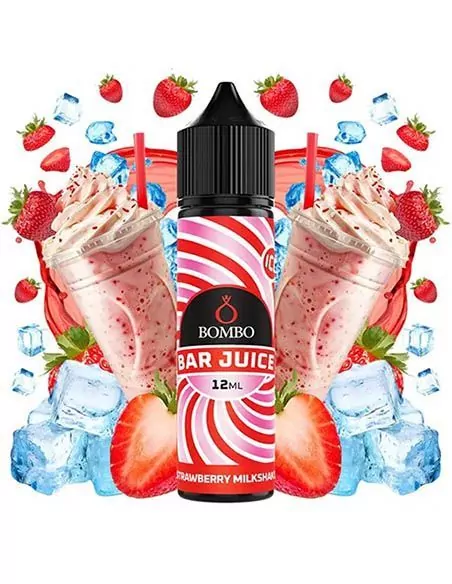Aroma Strawberry Milkshake Ice - Bar Juice Bombo Longfill 60ml