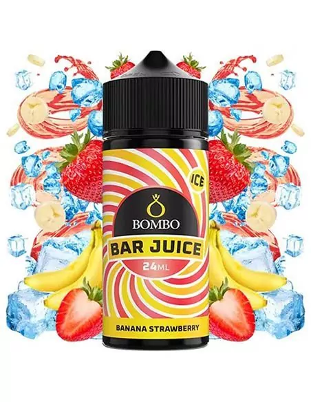 Aroma Banana Strawberry Ice - Bar Juice Bombo Longfill 120ml