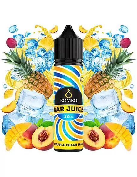Aroma Pineapple Peach Mango Ice - Bar Juice Bombo Longfill 60ml