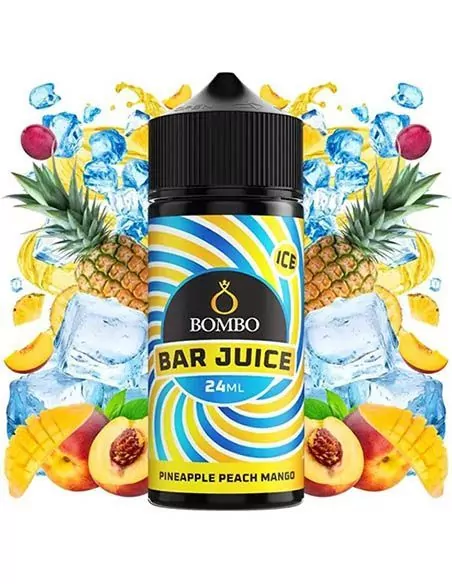 Aroma Pineapple Peach Mango Ice - Bar Juice Bombo Longfill 120ml