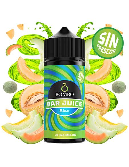 Aroma Ultra Melon Sin Frescor - Bar Juice Bombo Longfill 120ml