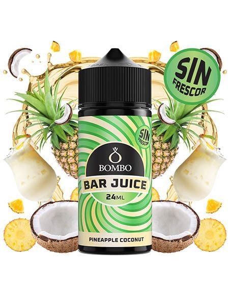 Aroma Pineapple Coconut Sin Frescor - Bar Juice Bombo Longfill 120ml