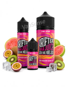 Kiwi Passion Guava Ice Longfill Drifter Bar 30ml 60ml y 120ml
