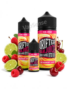 Lime Raspberry Cherry Longfill Drifter Bar 30ml 60ml y 120ml
