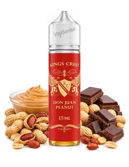 Don Juan Peanut Longfill Kings Crest botella de 60ml