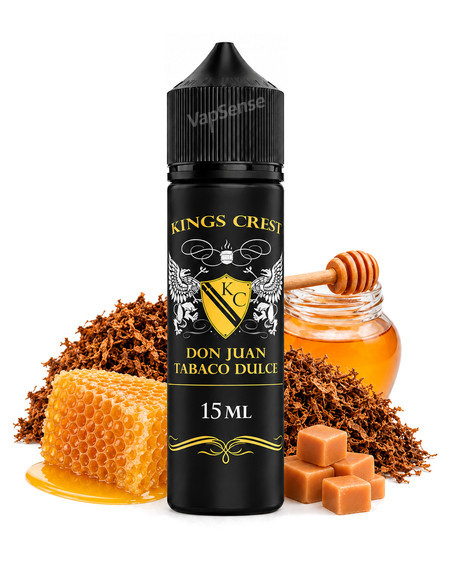 Don Juan Tabaco Dulce Longfill Kings Crest botellas de 60ml