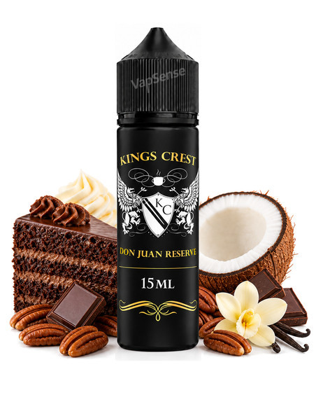 Don Juan Reserve Longfill Kings Crest botella de 60ml