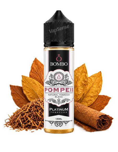 Pompeii Longfill Bombo Platinum Tobaccos botella de 60ml