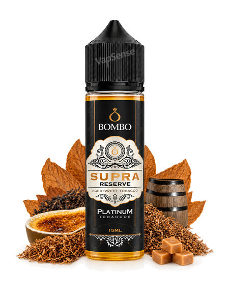 Supra Reserve Longfill Bombo Platinum Tobaccos botella de 60ml