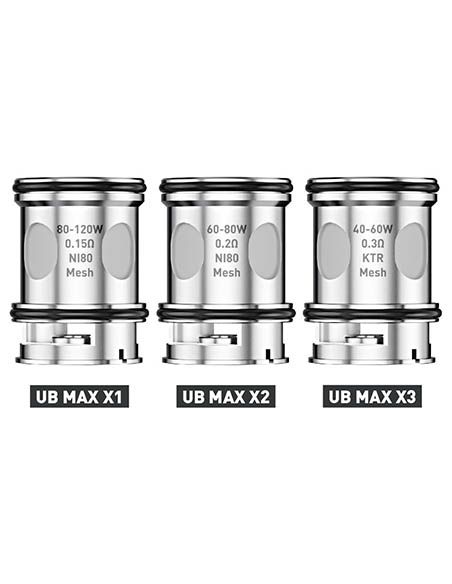 Resistencias UB Max V2 0.15/0.2/0.3Ω (3pcs) - Lost Vape