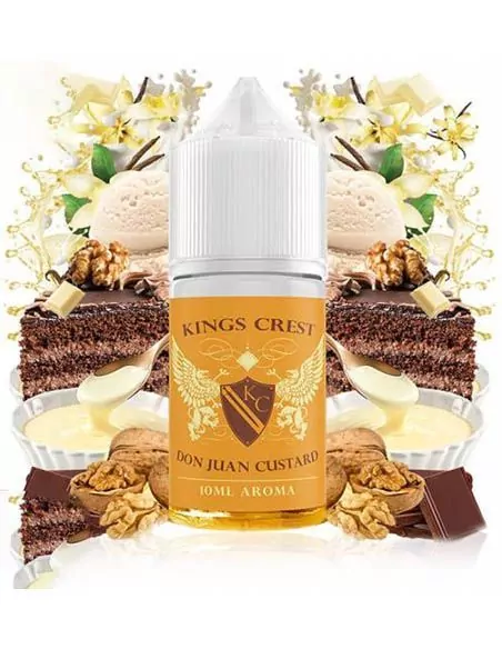 Aroma Don Juan Custard - Kings Crest Longfill 30ml