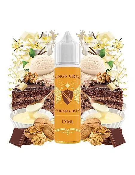Aroma Don Juan Custard - Kings Crest Longfill 60ml