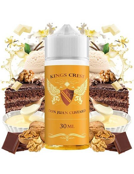 Aroma Don Juan Custard - Kings Crest Longfill 120ml