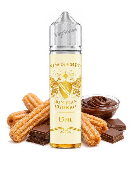 Don Juan Churro Longfill Kings Crest botella de 60ml