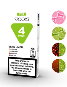 Pack Repuesto Lemon Serie para Voom Multi Pod 4 en 1 2400 Caladas