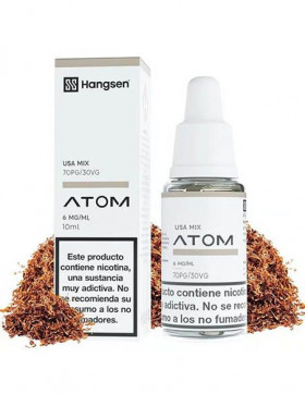 Hangsen Atom USA Mix 10ml – E-líquido Tabaco Americano