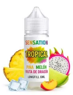 Aroma Piña Melón y Fruta del Dragón Ice - Sensation Longfill 30ml