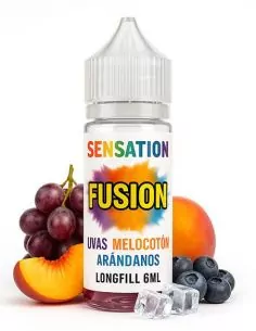 Aroma Uva, Melocotón y Arándanos Ice - Sensation Longfill 30ml