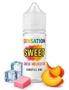 Aroma Chicle Melocotón Ice - Sensation Longfill 30ml