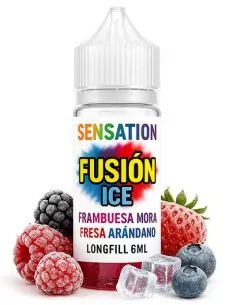 Aroma frambuesa, mora, fresa y arándano ice - Sensation Longfill 30ml