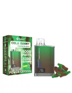 Vaper Desechable Cola Gummy sin nicotina - BalMY Power Crystal 8000