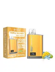 Vaper Desechable Triple Mango sin nicotina - BalMY Power Crystal 8000