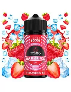 Aroma Longfill 120ml Strawberry Ice - Bombo Bar Juice Hyper Boost