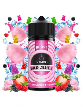 Aroma Longfill 120ml Cotton Candy Fruits Ice - Bombo Bar Juice Hyper Boost