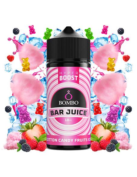 Aroma Longfill 120ml Cotton Candy Fruits Ice - Bombo Bar Juice Hyper Boost