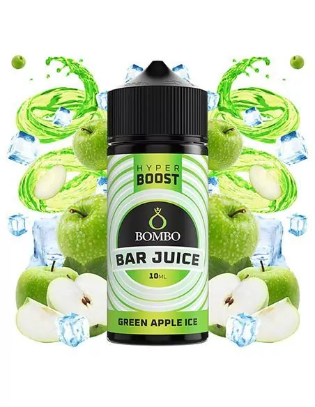 Aroma Longfill 120ml Green Apple Ice - Bombo Bar Juice Hyper Boost