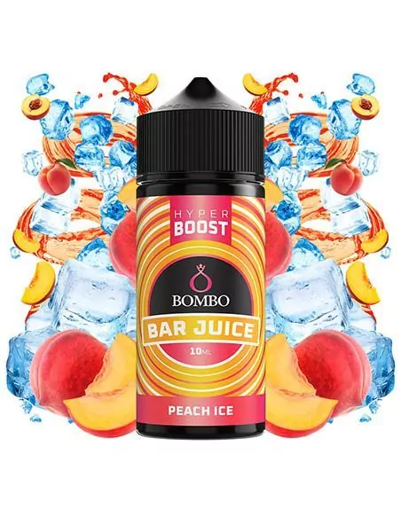 Aroma Longfill 120ml Peach Ice - Bombo Bar Juice Hyper Boost