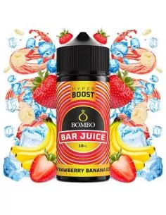 Aroma Longfill 120ml Strawberry Banana Ice - Bombo Bar Juice Hyper Boost