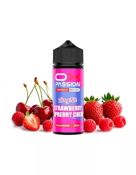Aroma Longfill Strawberry Raspberry Cherry 120ml - Oxva Ox Passion