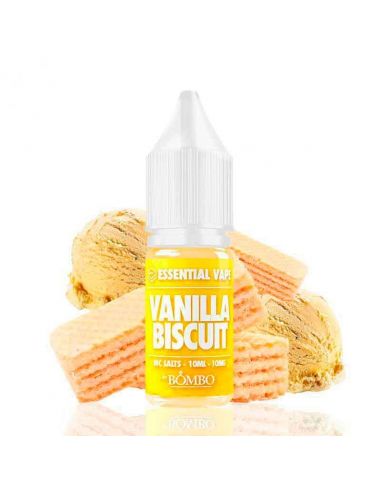 Vanilla Biscuit 10ml Essential Vape Nic Salts Bombo