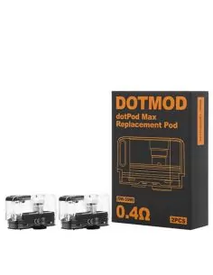 Cartuchos DotPod Max (2pcs) 0.4 ohm - Dotmod